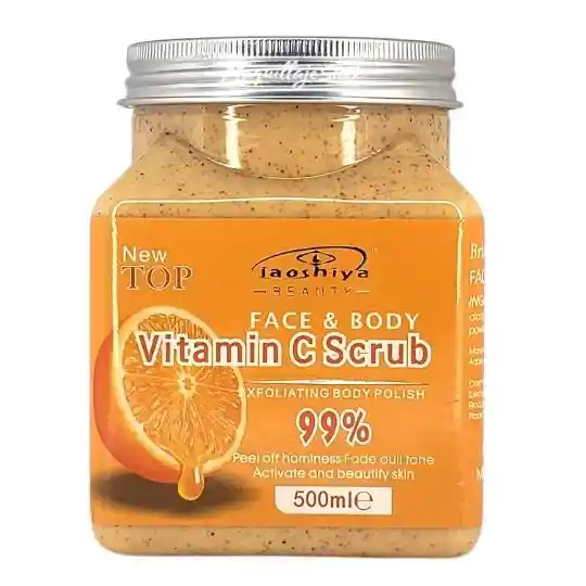 exFoliante facial y corporal vitamina c skin64