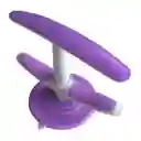 Base Para Abdominales Portatil Con Ventosa Abdomen - Morado