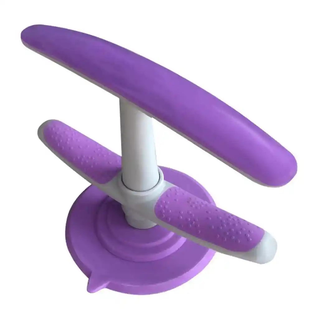 Base Para Abdominales Portatil Con Ventosa Abdomen - Morado