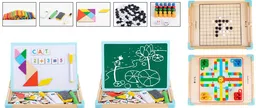 Didactico Caja Multifuncional Con Tableros De Juegos