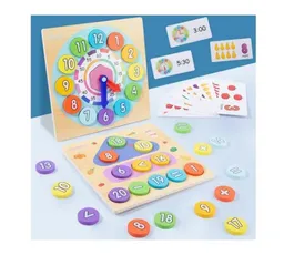 Didactico Reloj De Madera Con Ficha Para Encajar