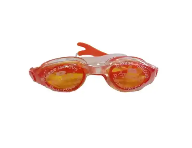 Gafas De Natación Estuche Piscina Aquatek Wave Jr Niña /o - Naranja