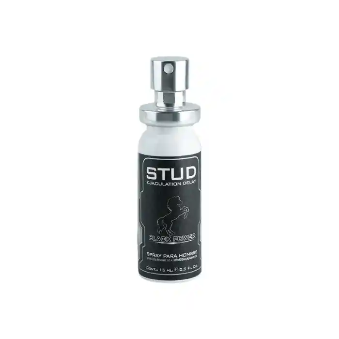 Retardante Masculino En Spray Stud Black Power 100 % Original 15 Ml