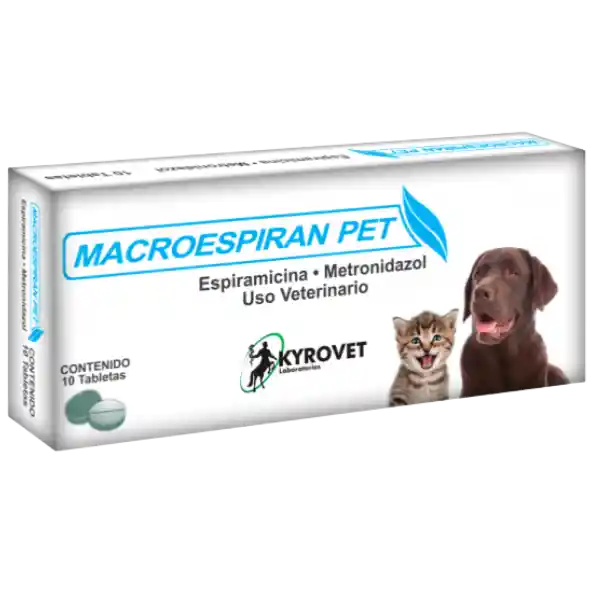 Macroespiran Pet 10 Tabletas