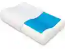 Juego Sabanas Doble Unicolor Blanco Mas 1 Almohada Ortopedica Gel