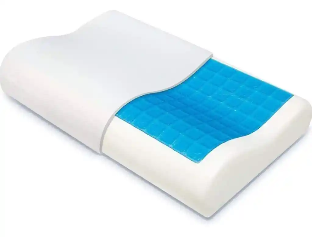 Juego Sabanas Doble Unicolor Blanco Mas 1 Almohada Ortopedica Gel