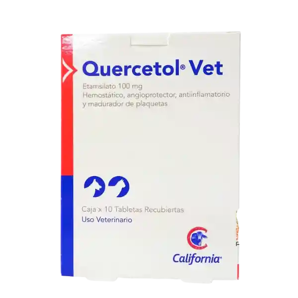  Quercetol-Vet 100Mg X10 Tabletas 