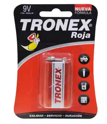 Pila 9v (cuadrada)tronex