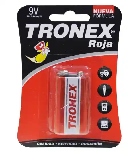 Pila 9v (cuadrada)tronex