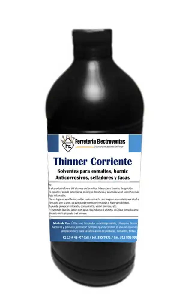 Thinner Corriente X Litro
