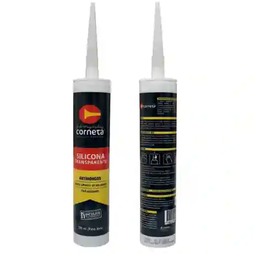 Silicona Corneta Transparente Antihongos Incolma