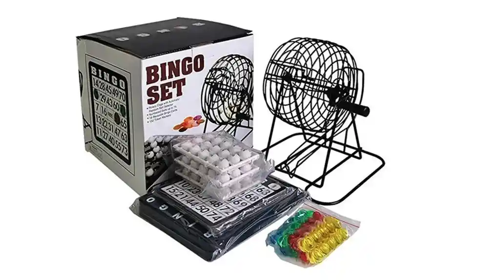 Juego Bingo Familiar Metálico Juego De Mesa