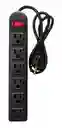 Regleta Supresor Picos 6 Salidas 5 Metros 10a 125v Voltimax