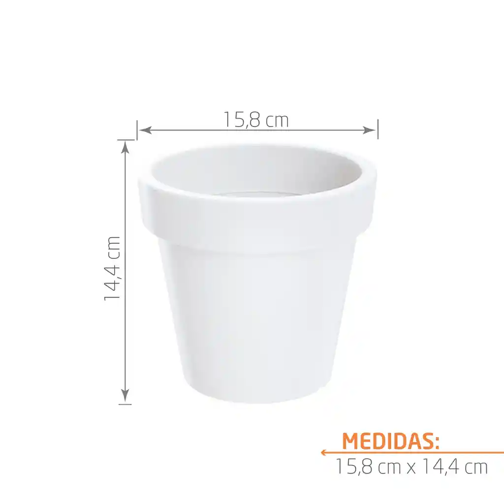 Matera Lofly 16 Cm Blanco