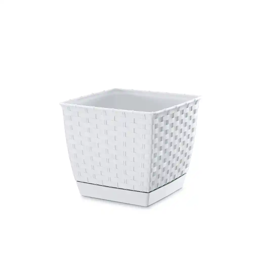 Matera Ratolla Square 25 Cm Blanco