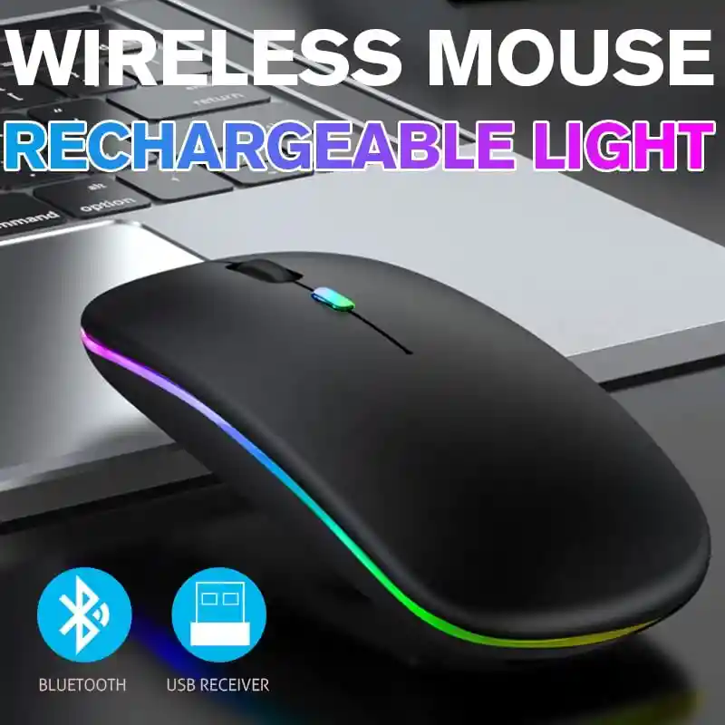 Mouse Inalámbrico Bluetooth Silencioso Recargable Multi