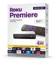 Roku Premiere Convertidor A Smart Tv Hdr 4k Original