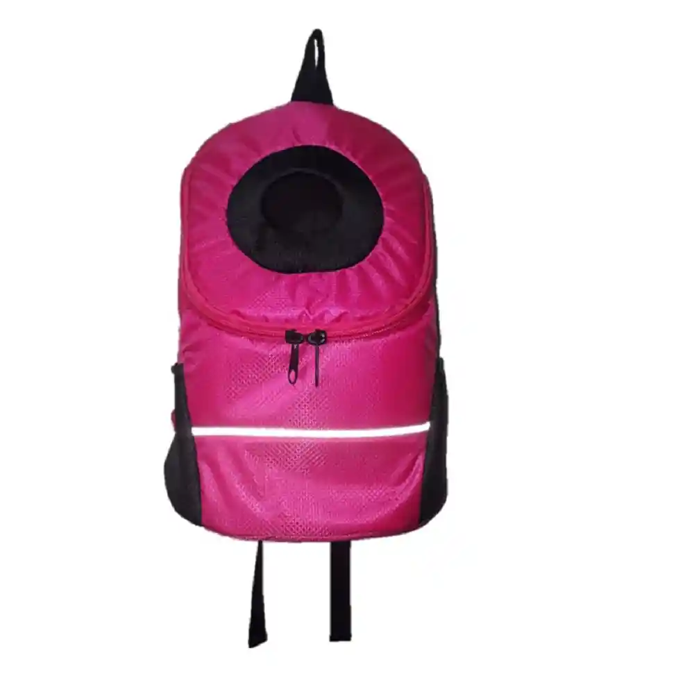 Maletin Ventana Libre Tipo Morral Grande Color Fucsiapara Perros Y Gatos