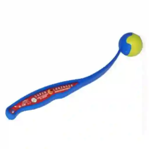 Pelota Para Perro Con Lanzador Doble Potencia