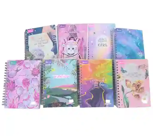Cuaderno Argollado 7 Materias Cuadriculado Fem X-presarte