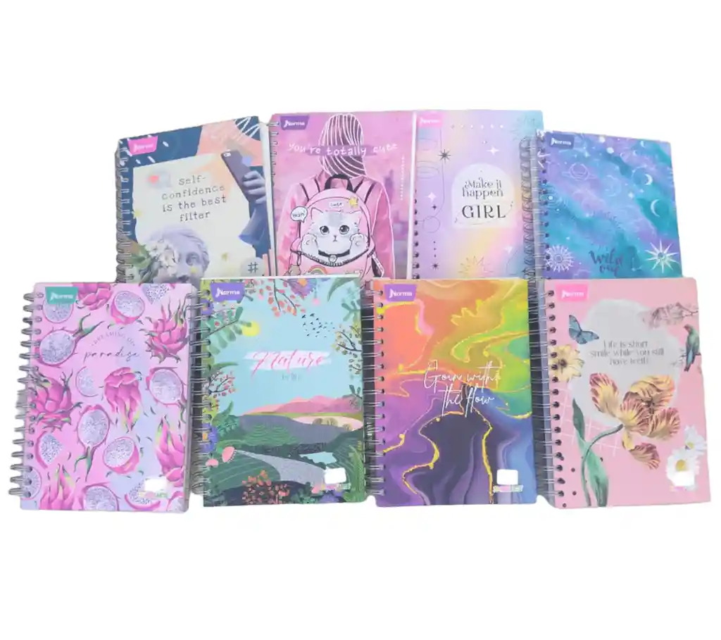 Cuaderno Argollado 7 Materias Cuadriculado Fem X-presarte
