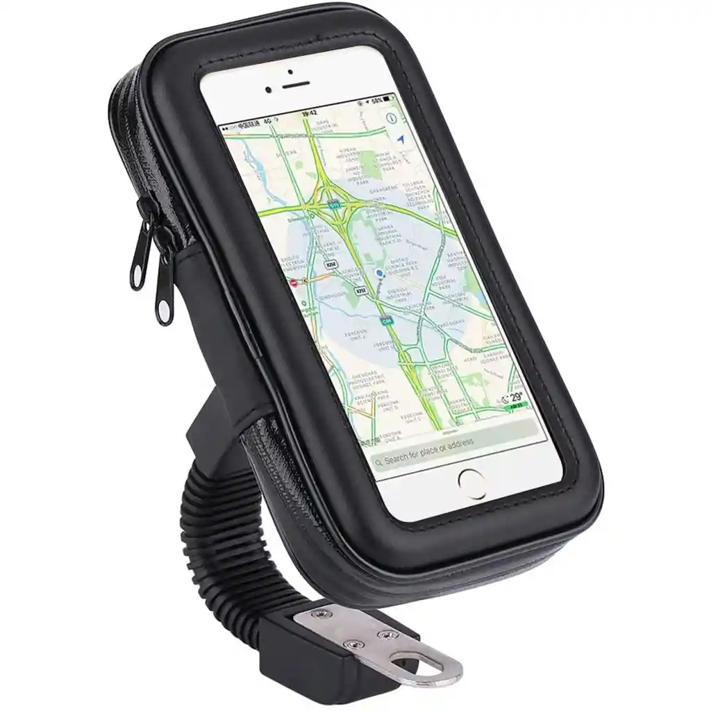 Estuche Impermeable Porta Celular Para Motocicleta