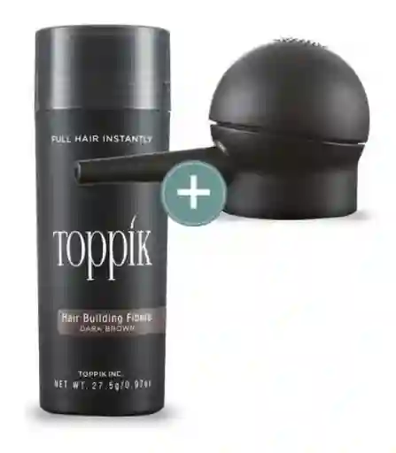 Toppík Tarro27.5g + Aplicador Oferta Castaño Oscuro