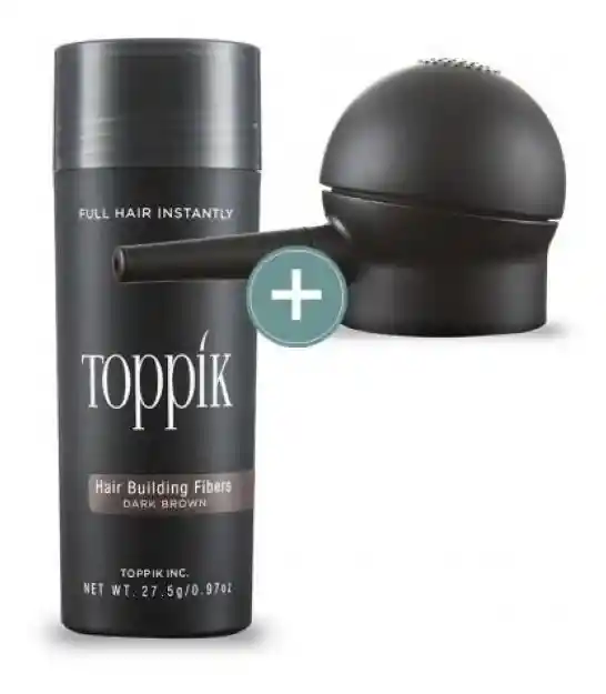 Toppík Tarro27.5g + Aplicador Oferta Castaño Oscuro