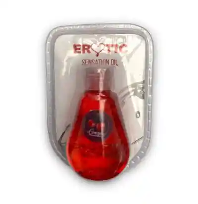 Aceite Caliente Saborizado Cereza 13 Ml Marca Erotic