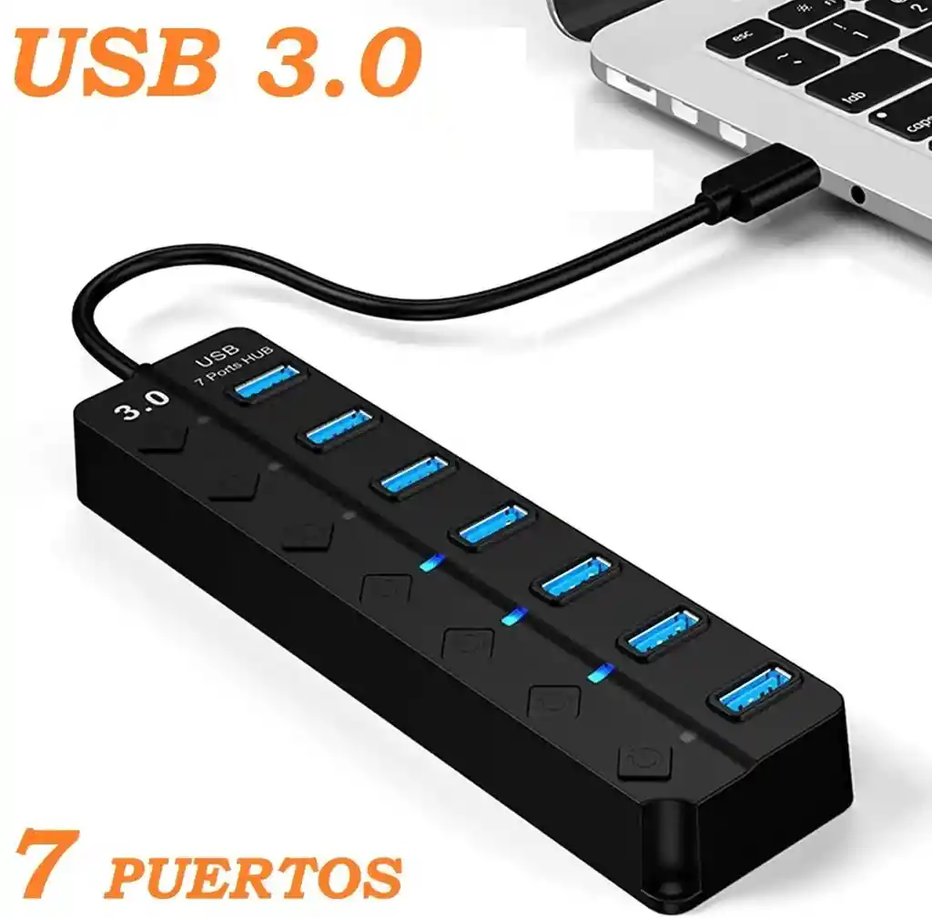 Hub Usb 3.0 De 7 Puertos