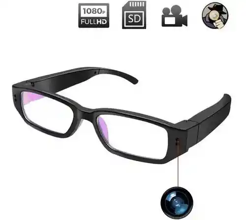 Gafas Con Cámara Espía 720p Full Hd Lentes De Vigilancia