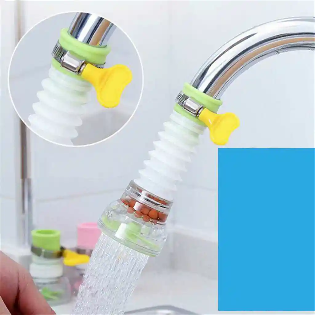 Filtro Purificador Y Ahorrador De Agua Extensible Para Grifo