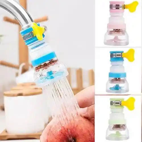 Filtro Purificador Y Ahorrador De Agua Extensible Para Grifo