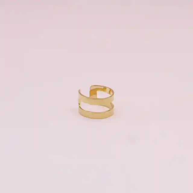 Earcuff Doble Mini Dorado