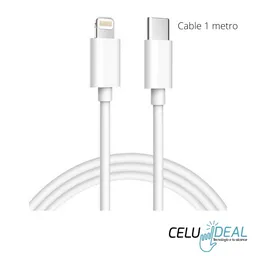 Cable Cargador Iphone Original Usb-c To Lightning 1 Metro (tipo C)