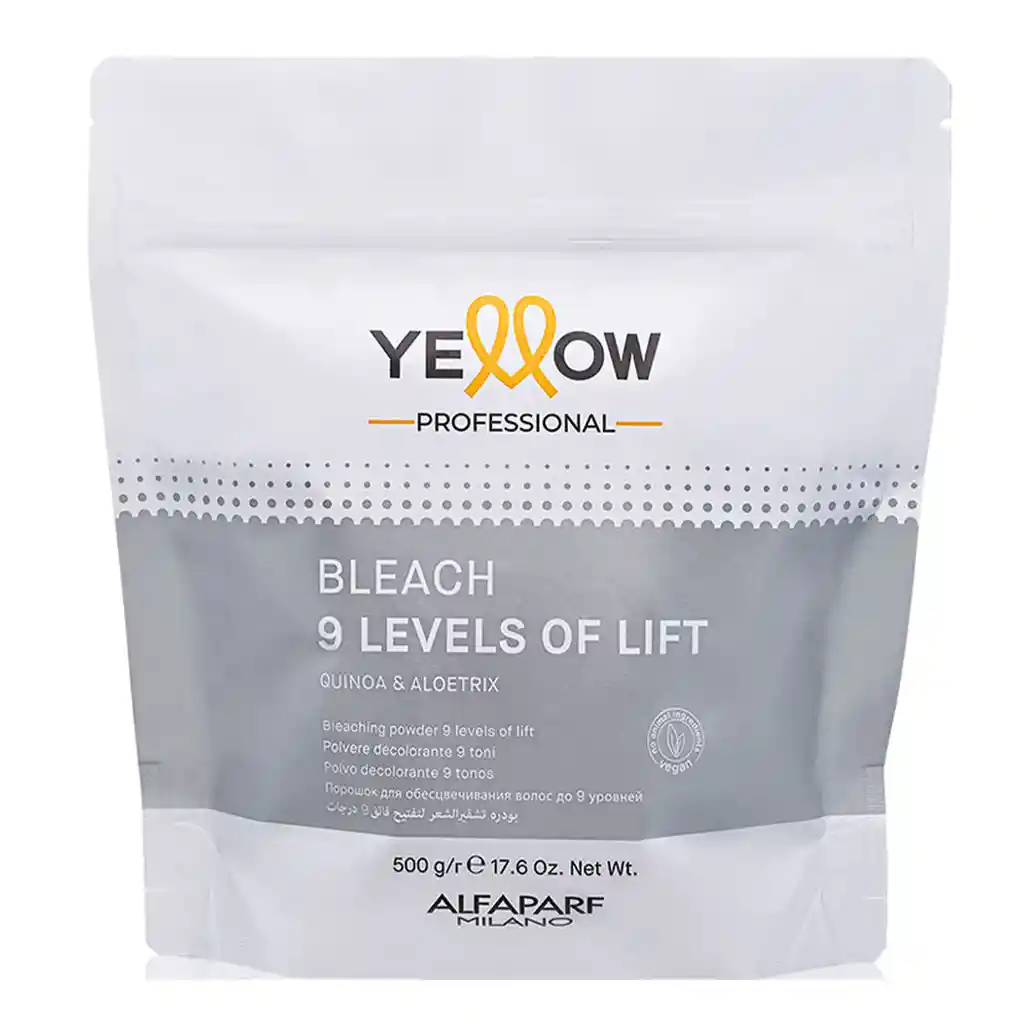 Yellow Bleach 9 Levels Of Lift Polvo Decolorante 500g