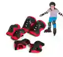 Kit Protección Patinaje Set Codera Muñequera Rodillera Niños