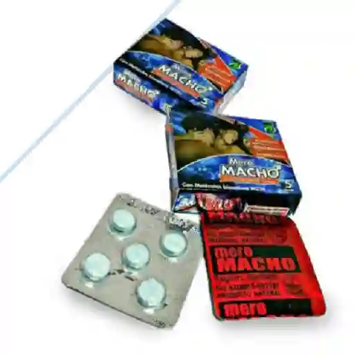 Potencializador Sexual Masculino Mero Macho Blister X5 - 5 Tabletas Mero Macho