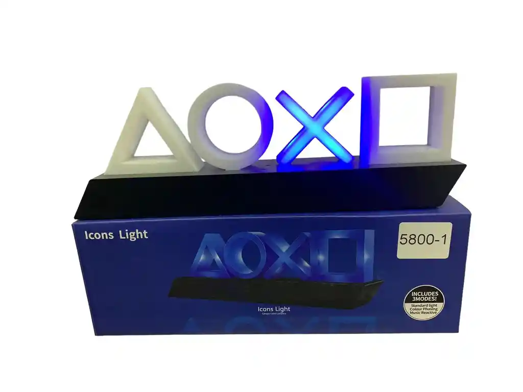 Lampara Luz Led Iconos Sony Ps4-ps5