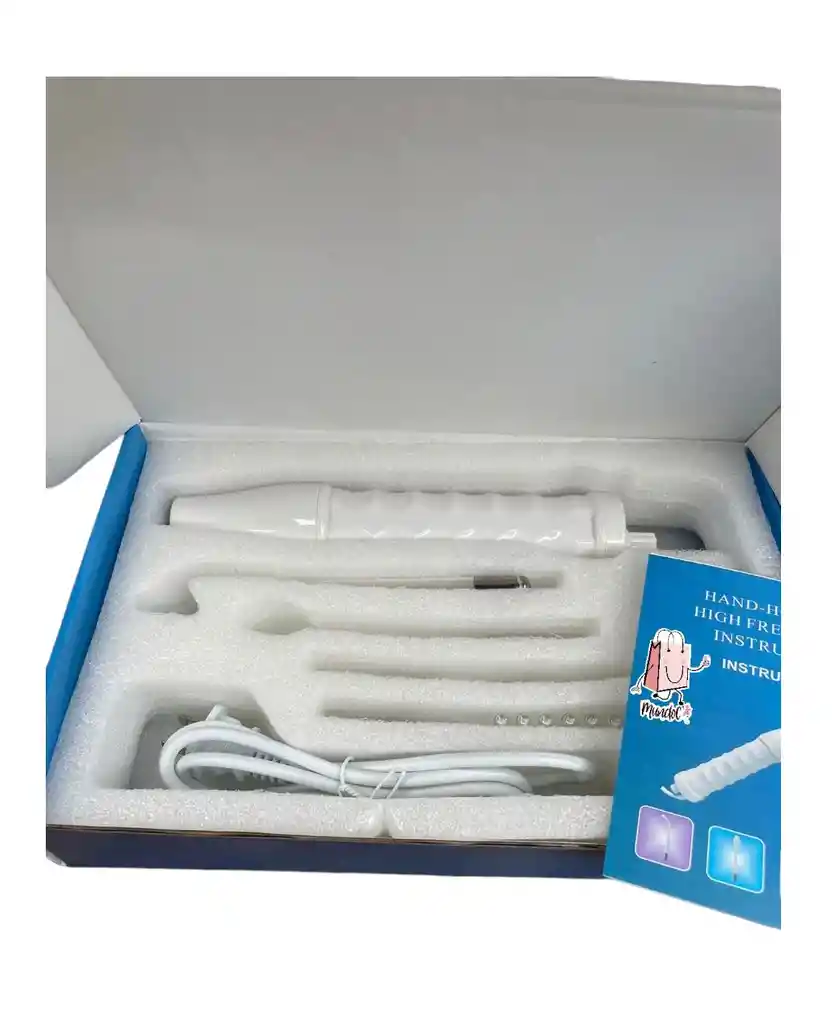 Alta Frecuencia Portatil Facial Y Corporal 4 Electrodos