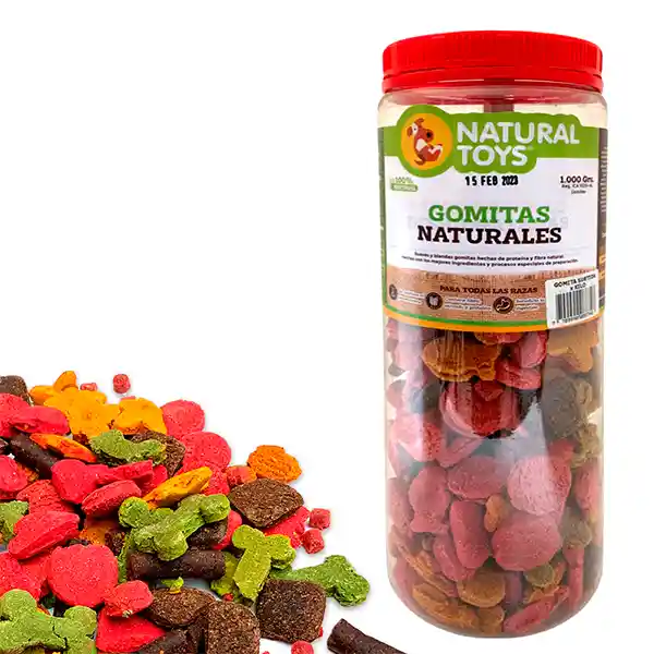 Natural Gomitas Surtidas De Fibra Y Proteina (para Perros) 1 Kl