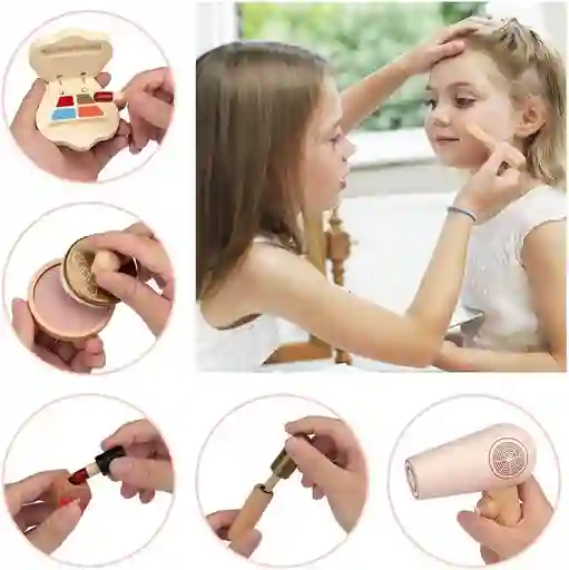 Set De Belleza Beauty Bay Fabricado En Madera