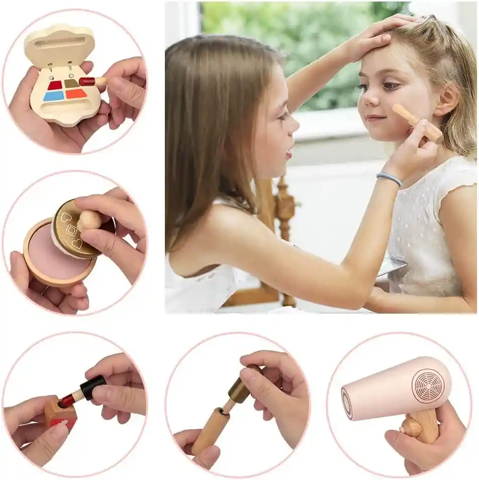 Set De Belleza Beauty Bay Fabricado En Madera