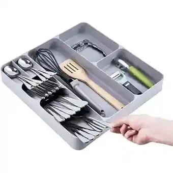 Organizador De Cubiertos Y Cuchillos Para Cajón De Cocina