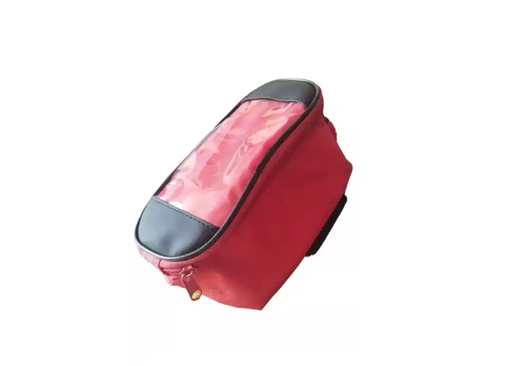 Estuche Celular Soporte Bicicleta Moto Impermeable Gps Rojo