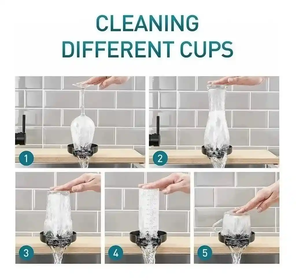Lavador De Vasos Tazas Copas De Lavaplatos Automático Lavado