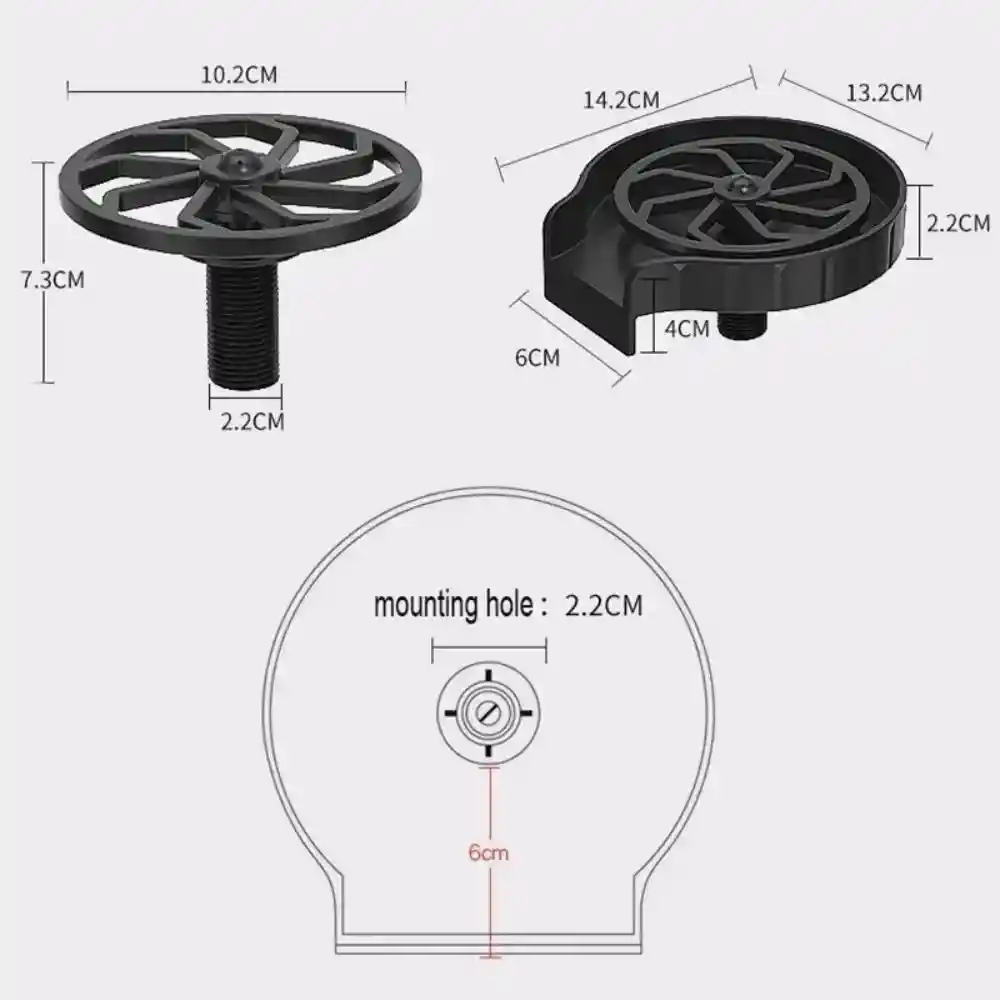 Lavador De Vasos Tazas Copas De Lavaplatos Automático Lavado