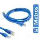 Cable De Internet 15 Metros Wifi Ethernet Rj45 Red Lan Modem Wi-fi
