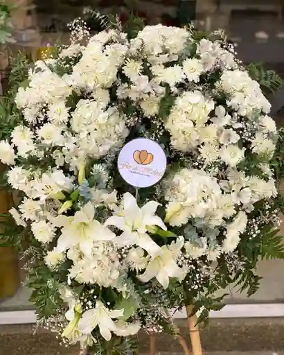 Corona Fúnebre Flor De Helena