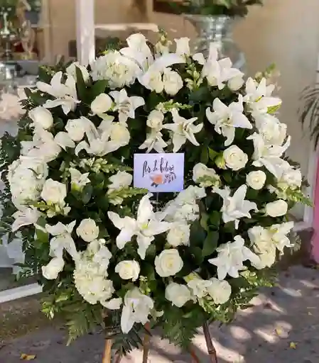 Corona Fúnebre Flor De Helena